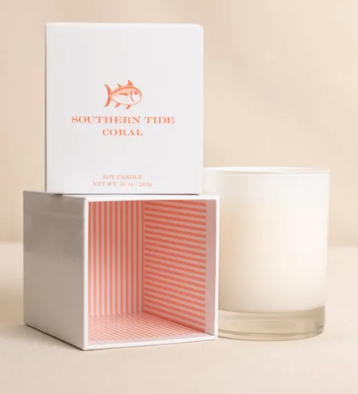 Southern Tide Coral Scented Candle